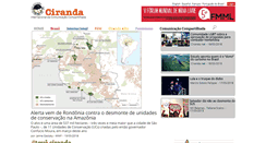 Desktop Screenshot of ciranda.net